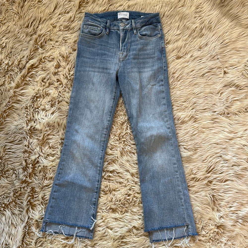 Frame Denim Le Crop Mini Boot